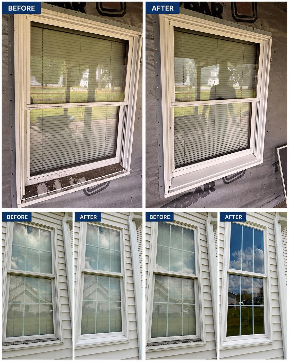 Window & Frame Detail in Corning, Steuben County